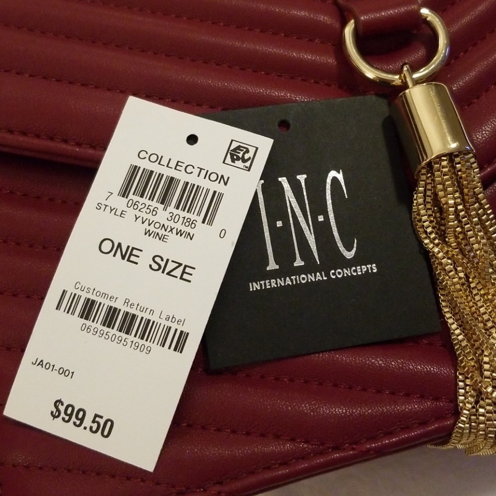 INC Chevron Handbag - Picture 6 of 8